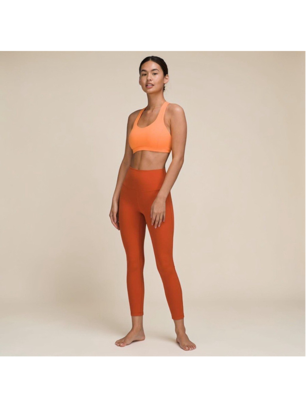 lululemon Align High Rise Leggings 25" Orange Size 14